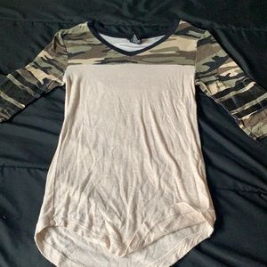 Rue21 Camouflage T-Shirt